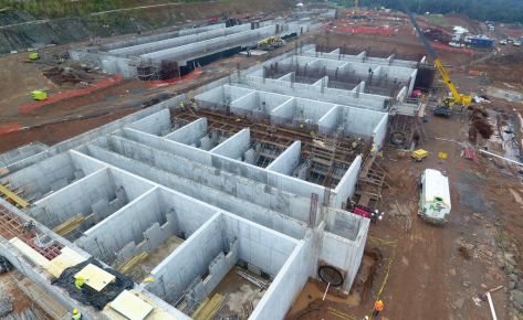 Alsina successfully executes the concrete structures of the Gamboa Water Treatment Plant (Panama)
