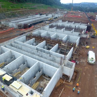 Alsina successfully executes the concrete structures of the Gamboa Water Treatment Plant (Panama)
